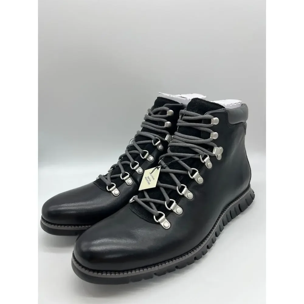 Cole Haan Zerogrand Causal Waterproof Leather Boots C35594 Men's 10.5M